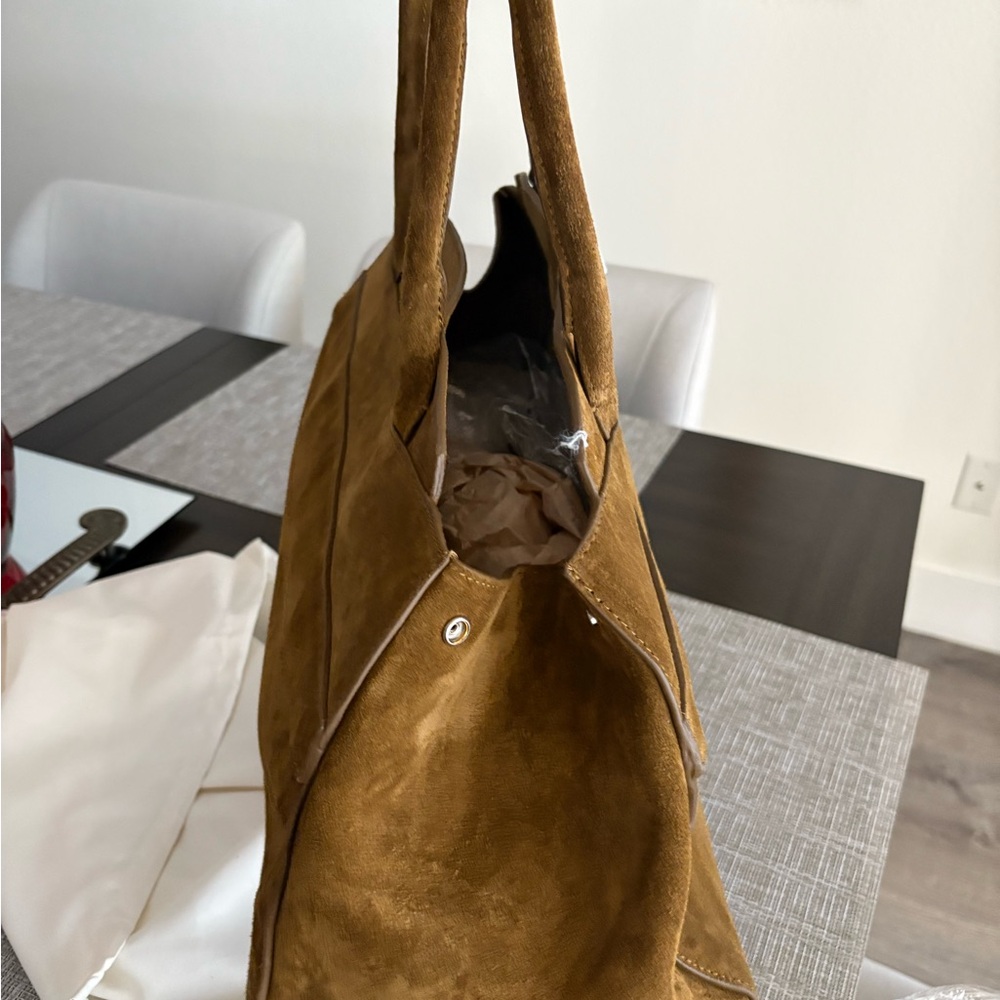 NWT Limited Edition Zara Suede leather bag - Picture 9 of 13